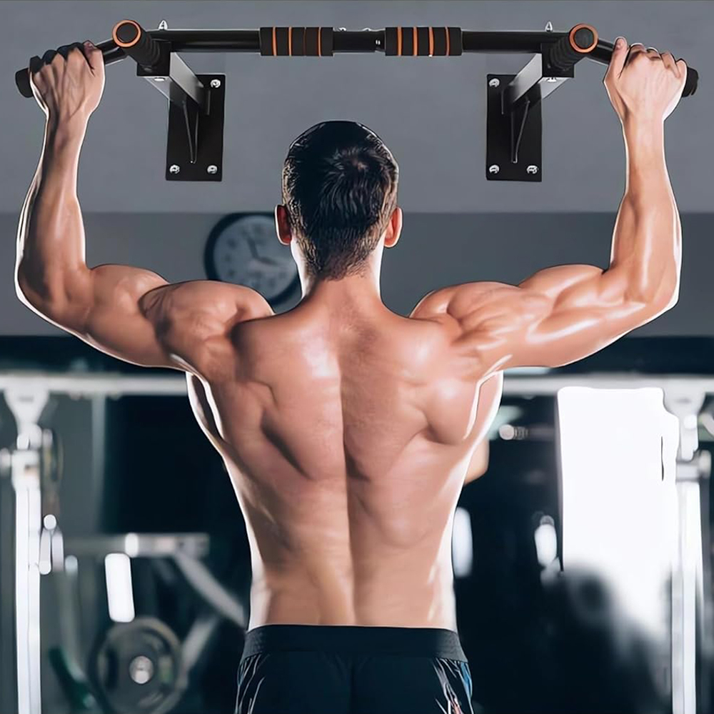 Home Gym Upper Body Workout - Adjustable Steel Frame Bar Home Gym