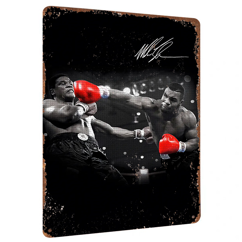Home Gym Vs - Vintage Boxing Legends Iron Wall Art