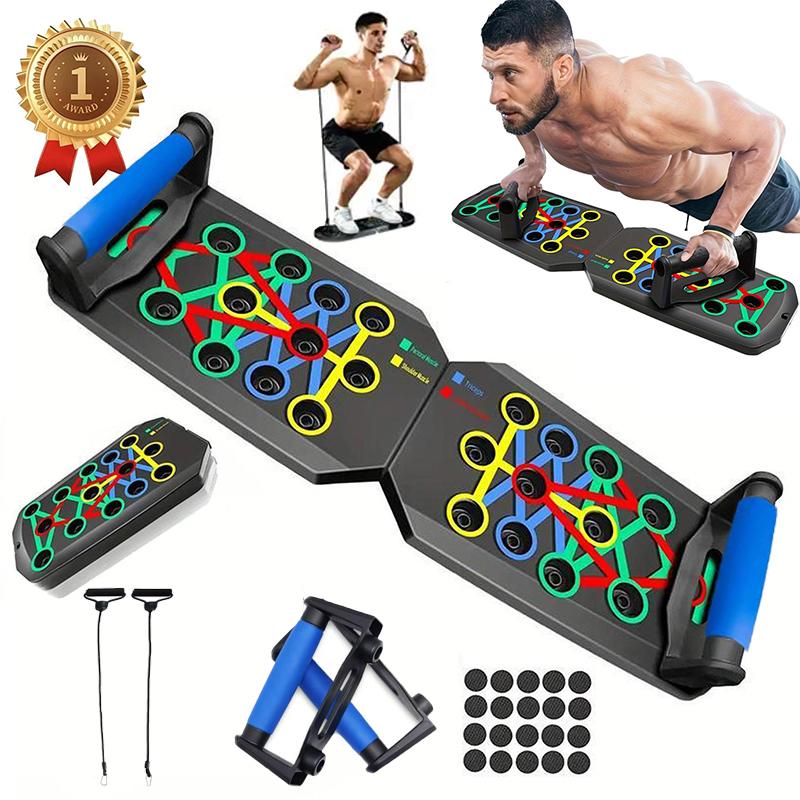 Upgraded Push Up Board 28 Hole - огляд і ціна Home Gym Upper Body Workout