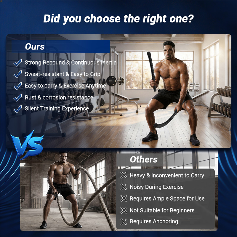 UMAY Ropeless Battle Rope, Low - огляд і ціна Home Gym Full Body