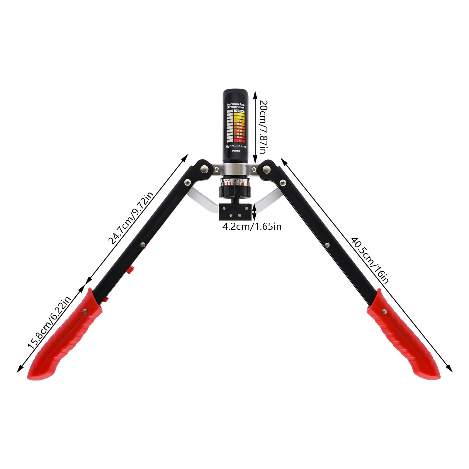 Black /Red Hydraulic Power Twi - огляд і ціна Home Gym Upper Body Workout